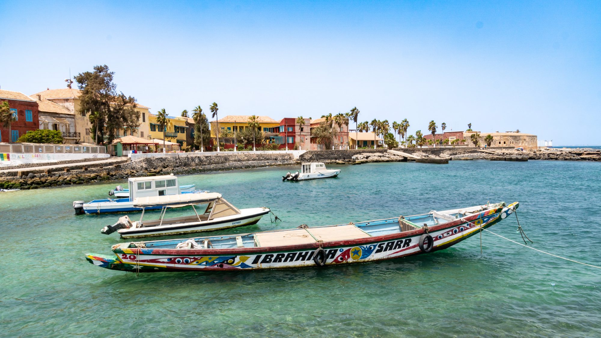 Boats off Gorée Island